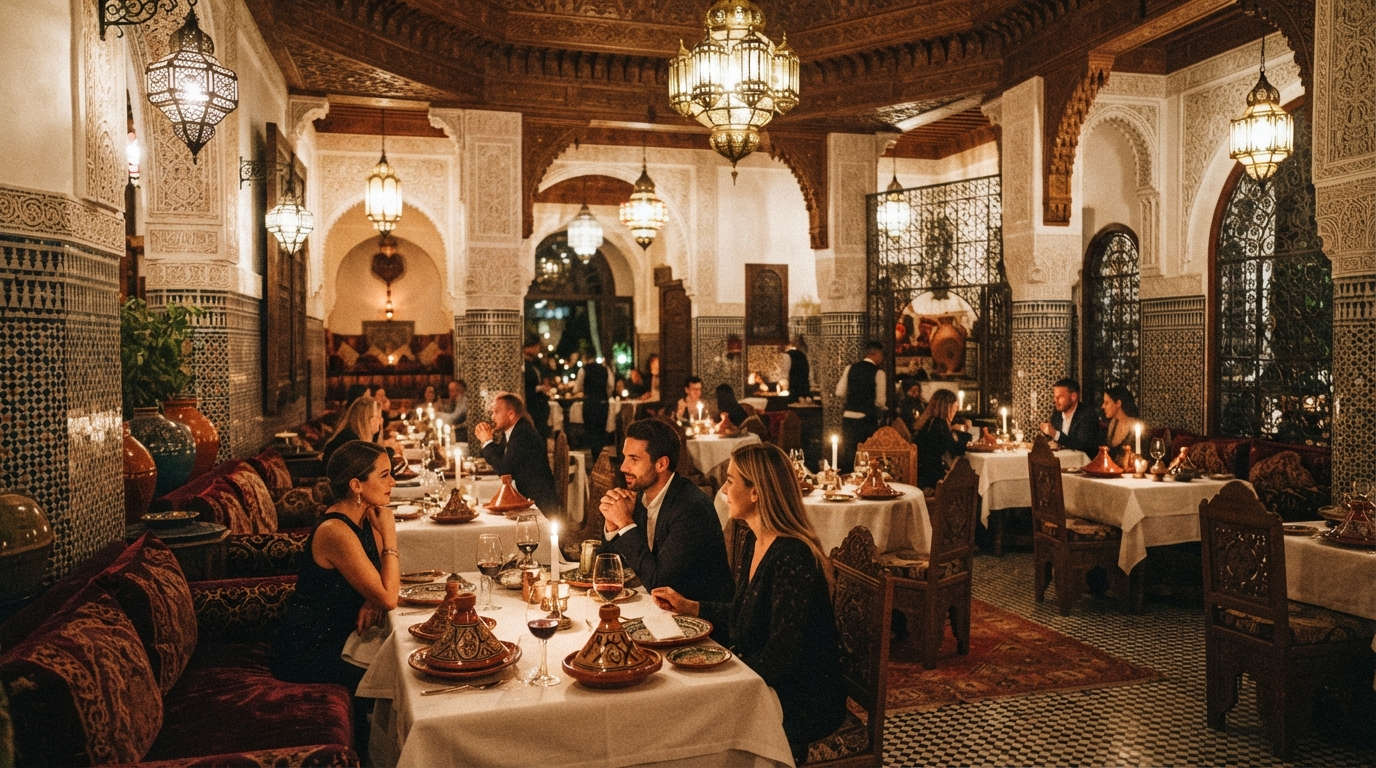 Interior del Restaurante Gran Marrakech